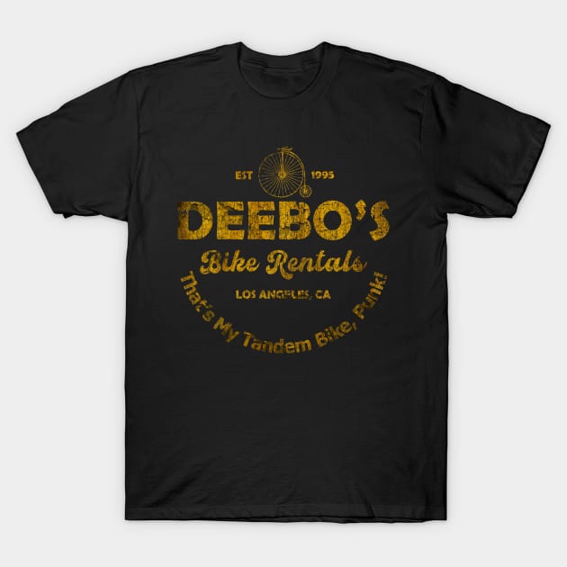 Deebo's Bike Rentals T-Shirt by CANDY MARKET